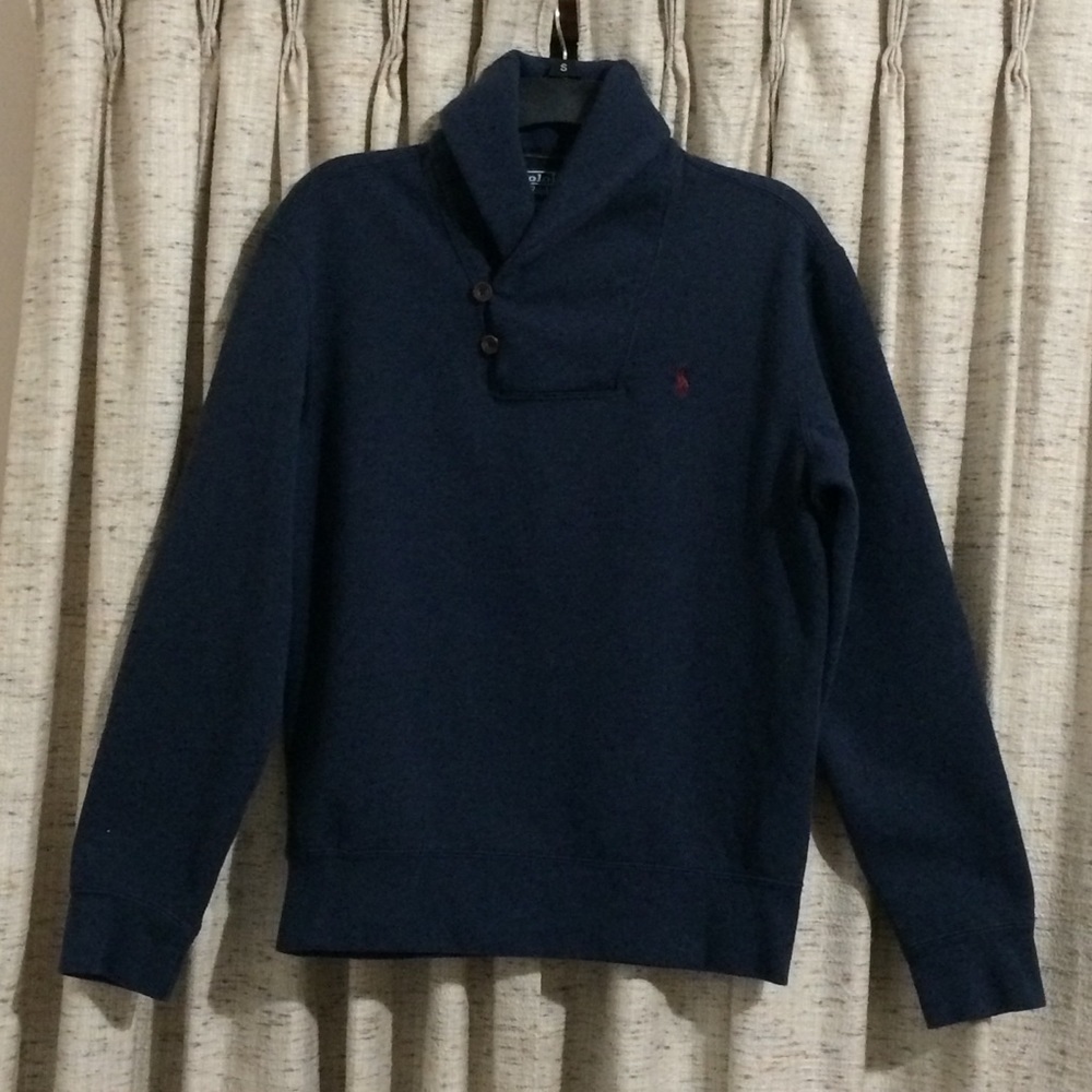 Polo by Ralph Lauren Cotton Blend Shawl Collar Pullover